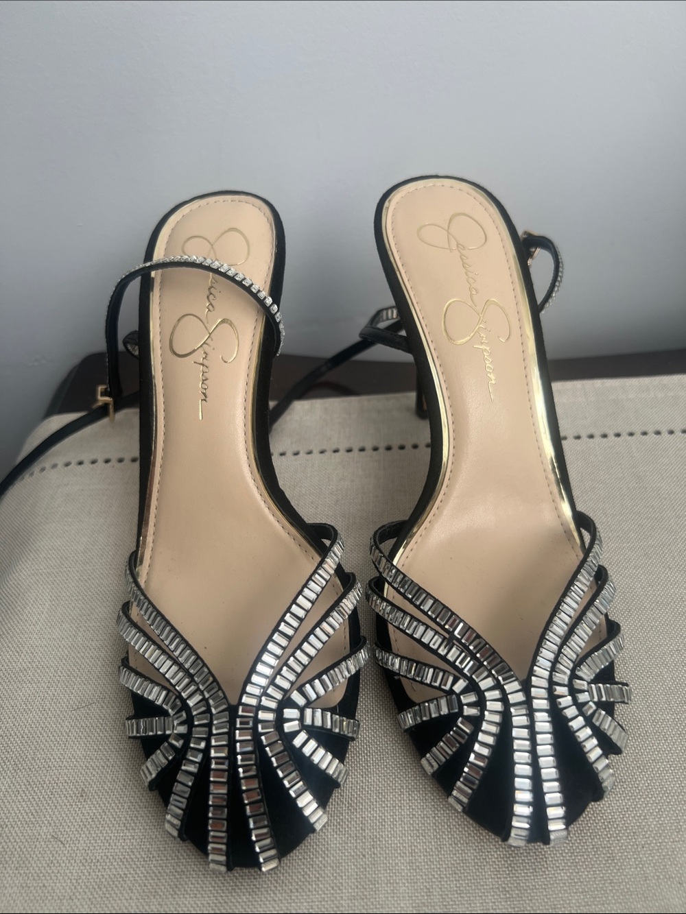 Jessica Simpson embellished Jileta Heeled Sandal